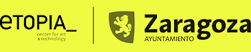 Logotipo de eTopia_ y Ayuntamiento de Zaragoza